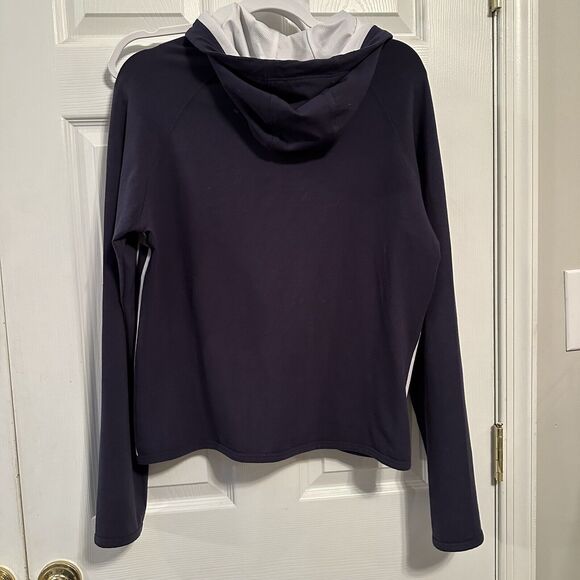 Jimmie Johnson 48 Signed NASCAR Jacket Full Zip Hooded Blue Medium - Picture 6 of 8